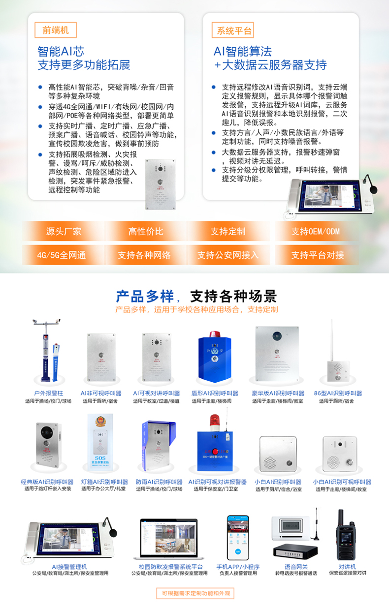 方言识别校园防欺凌报警系统